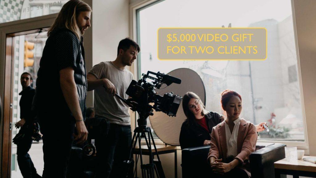 The team recorded a gift video with a value of $5,000.